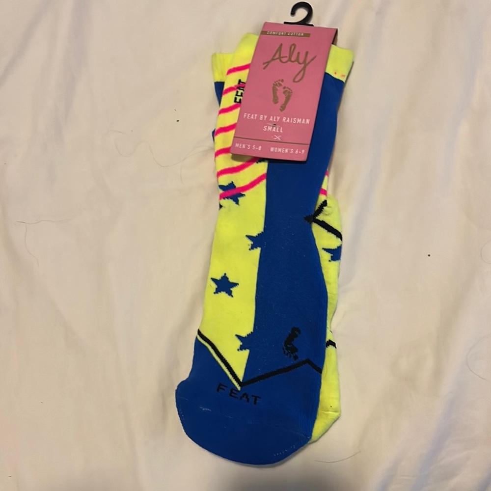 Rare Feat by Aly Raisman Socks